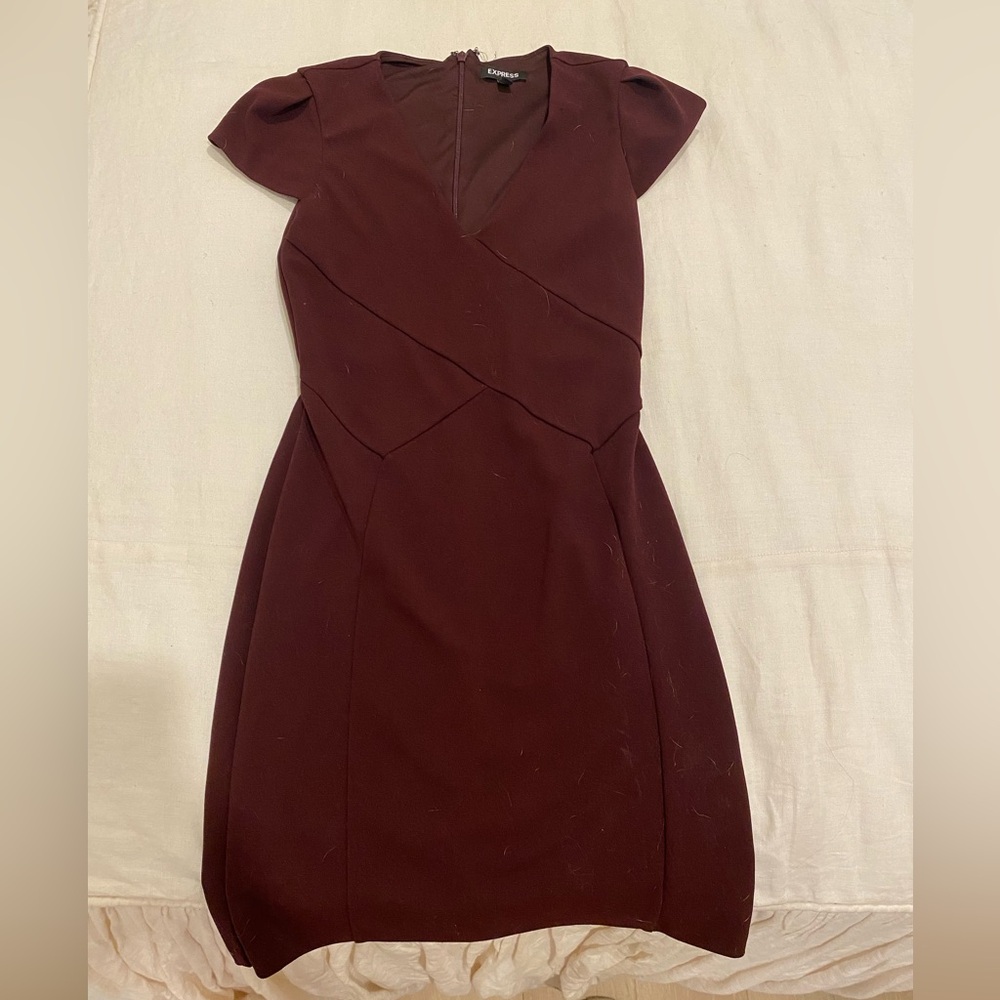 EXPRESS Burgundy Dress